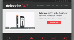 Desktop Screenshot of getthedefender.com